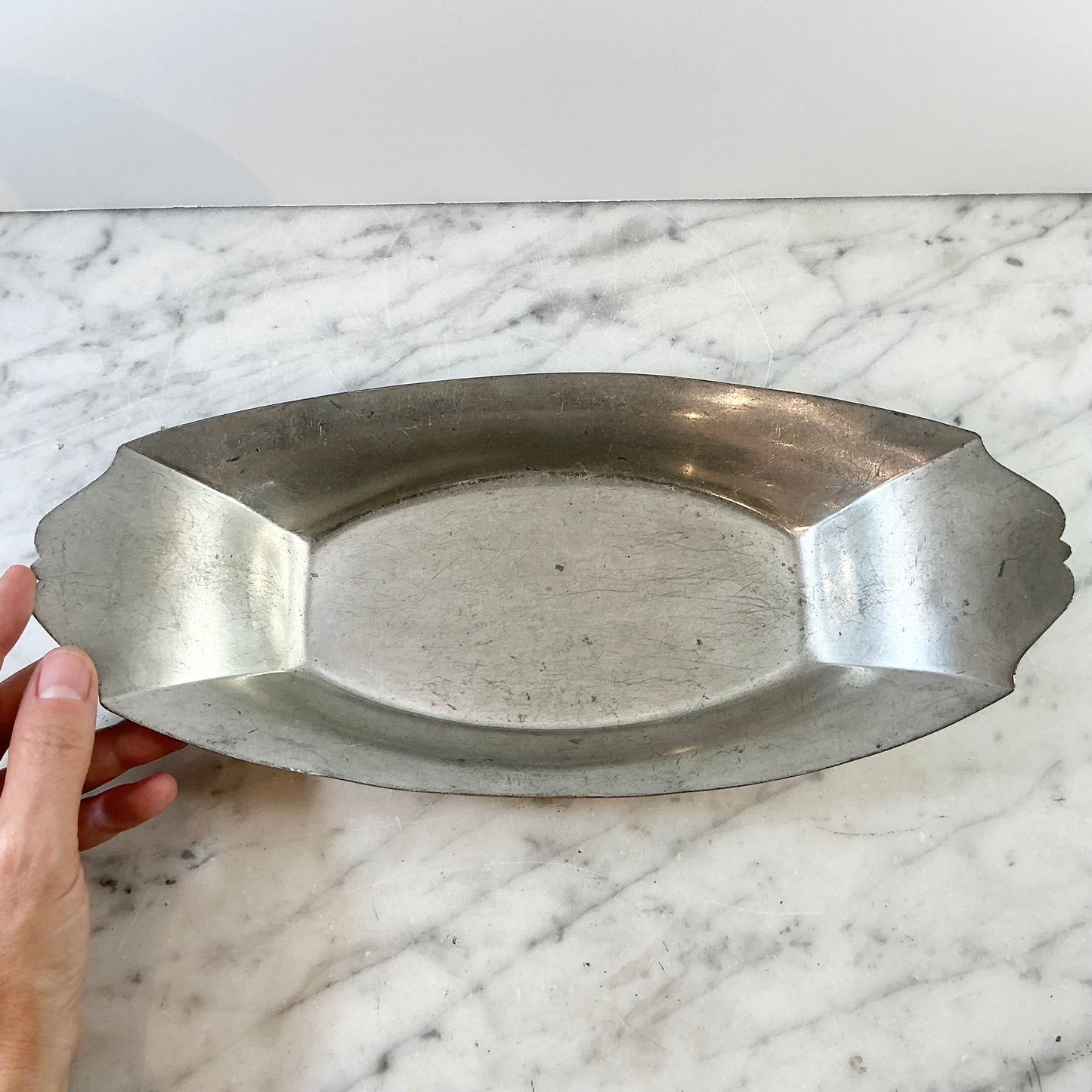 Vintage Pewter Tray