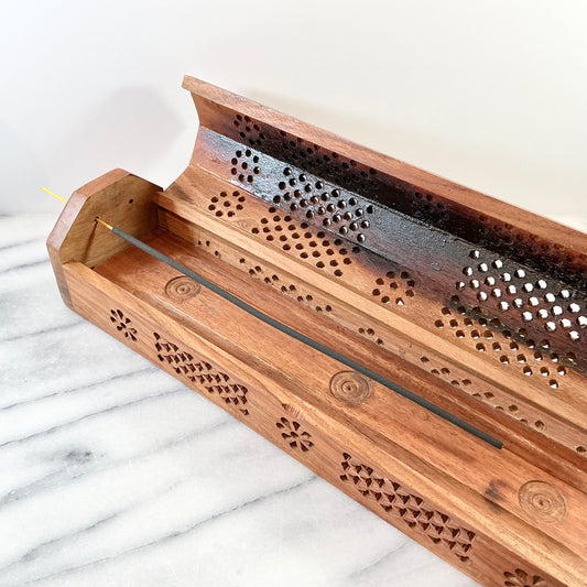 Vintage Incense Storage/Burner Box