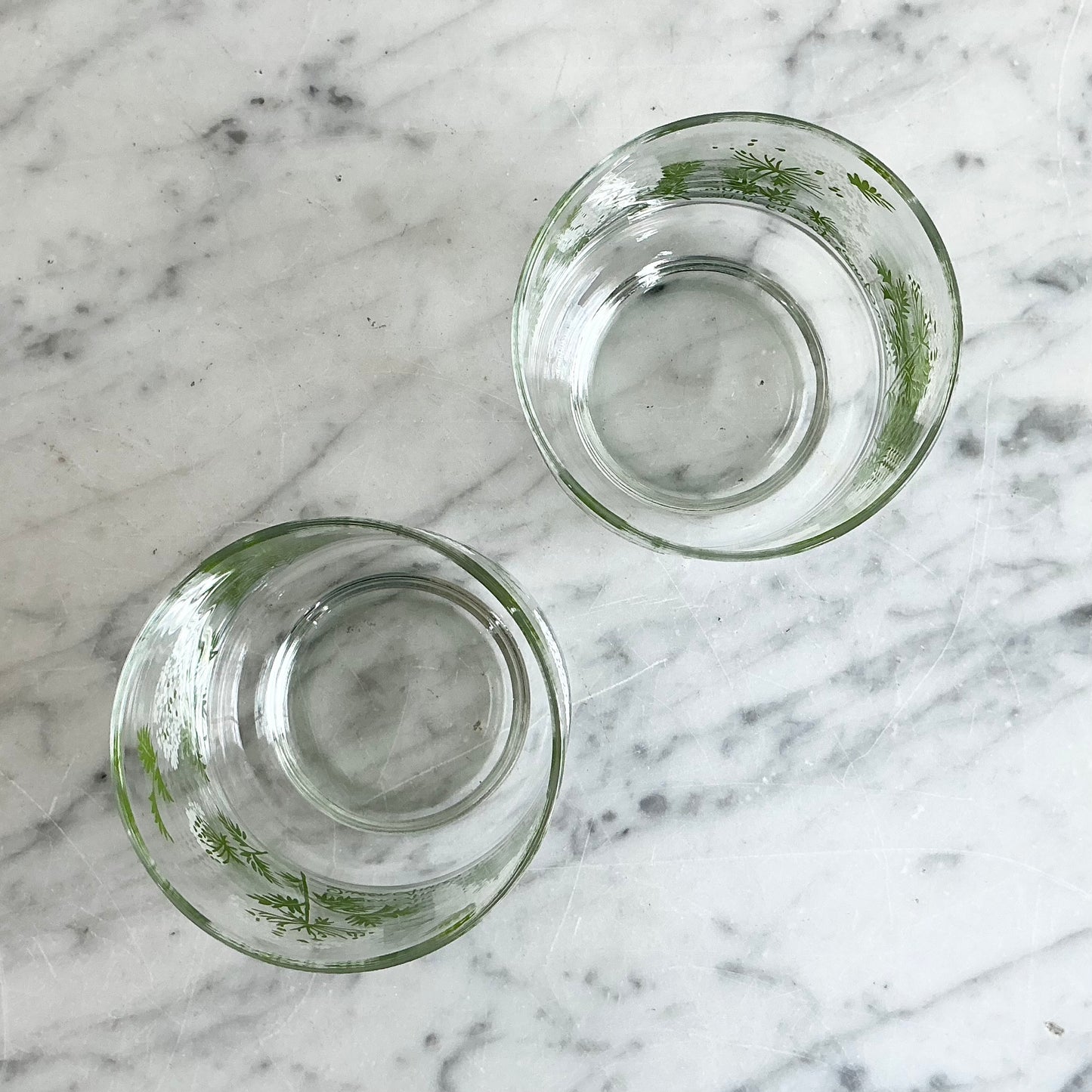 Pair of Vintage Queen Anne’s Lace Cups