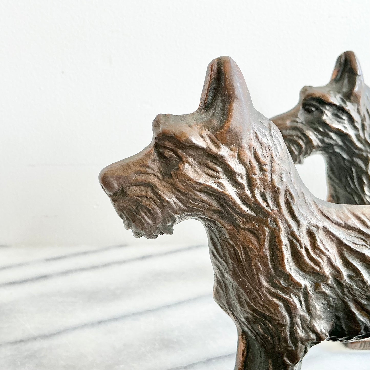 Pair of Vintage Iron Scottie Dog Bookends