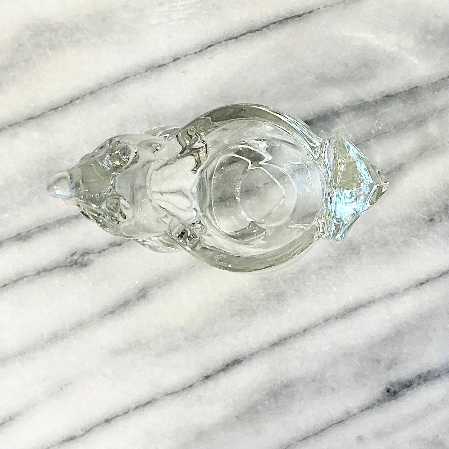 Vintage Avon Glass Squirrel Votive Holder
