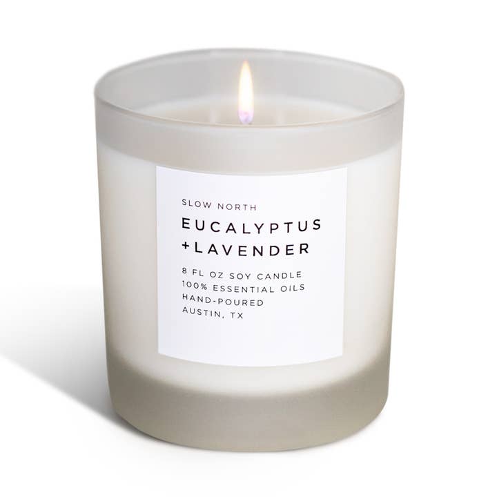 Eucalyptus + Lavender Candle, 8oz