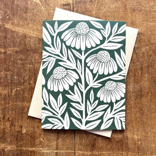 Echinacea Greeting Card