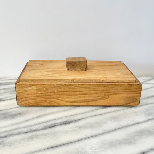 Vintage Handmade Wooden Box