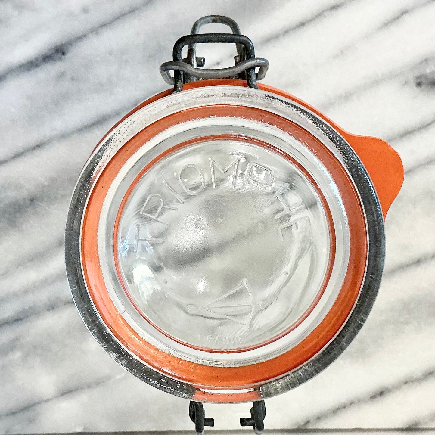 Vintage Glass Coffee Container, France