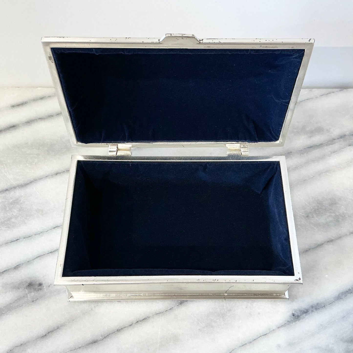 Vintage Silver Keepsake Box