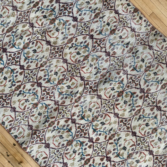 "CELINE" Vintage Hand-knotted Rug (3’7” x 6’6”)