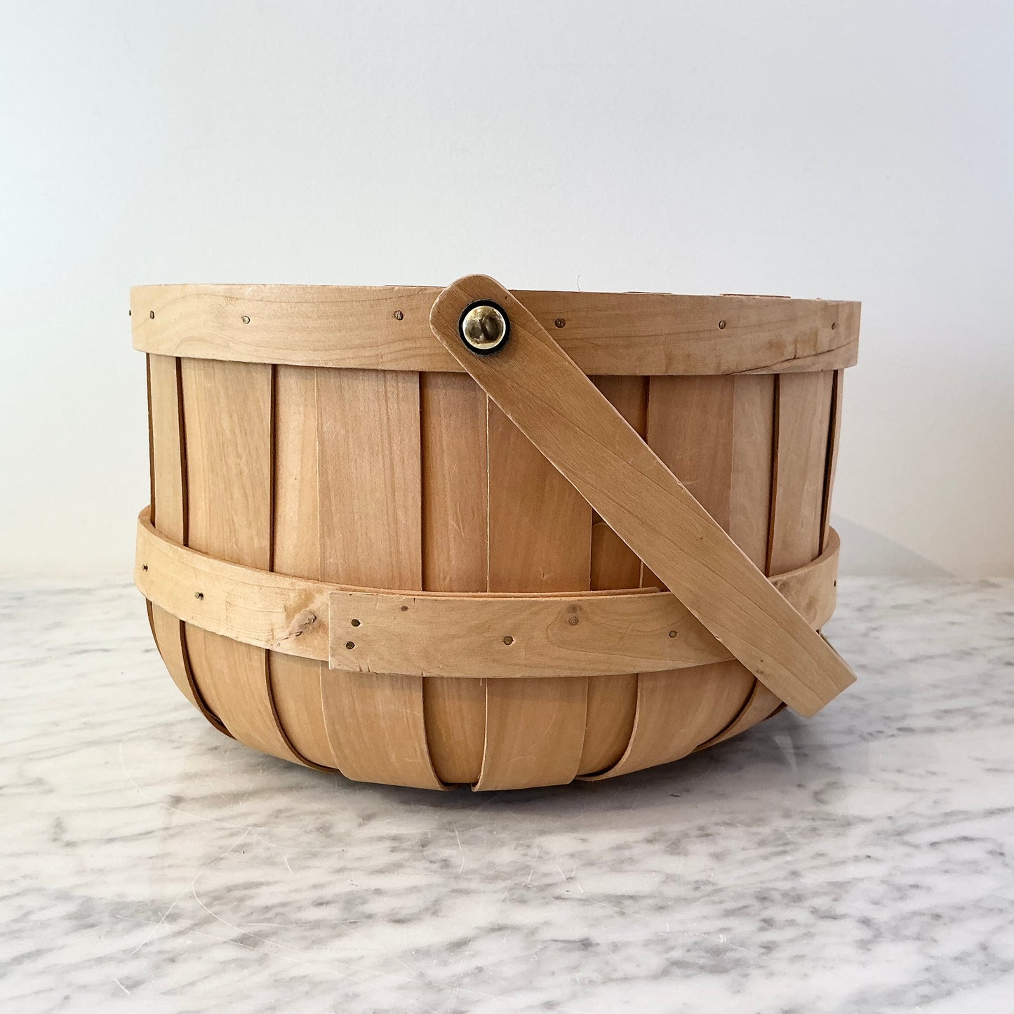 10” Vintage Basket with Handle