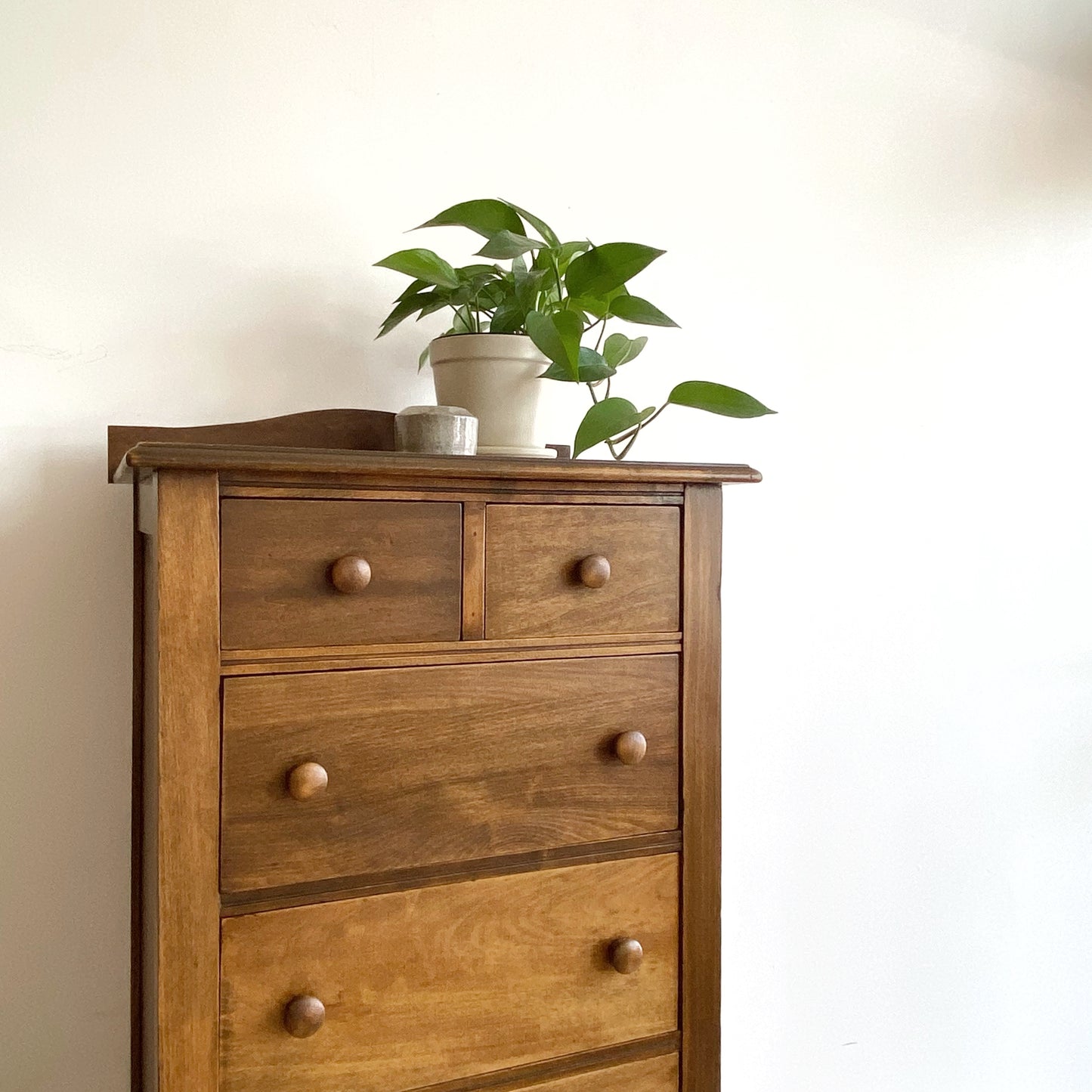 Tall Slender Vintage Dresser / Lingerie Chest