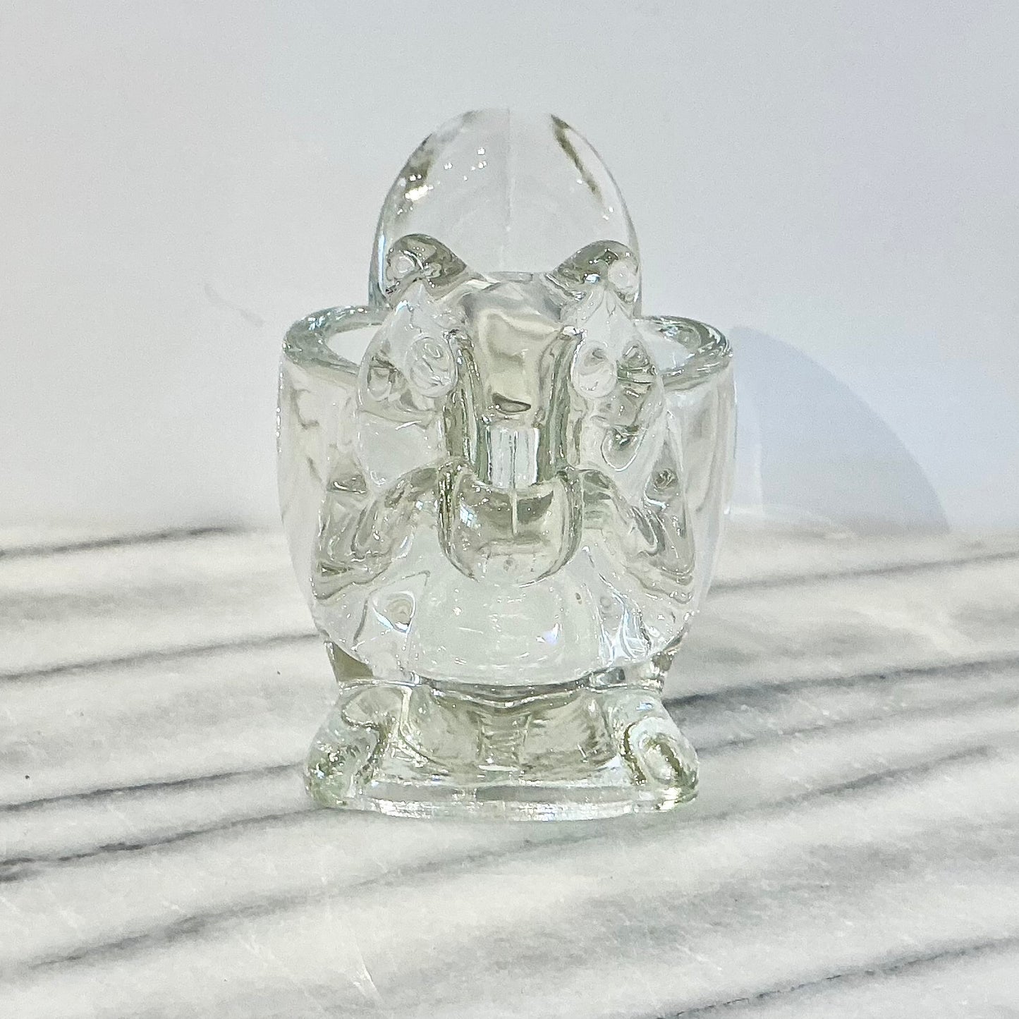 Vintage Avon Glass Squirrel Votive Holder