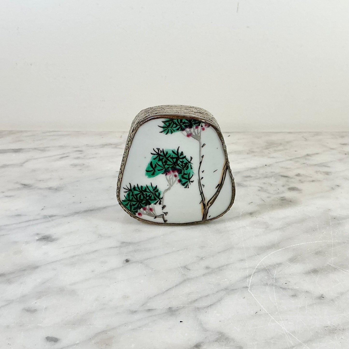 Vintage Porcelain Shard Box