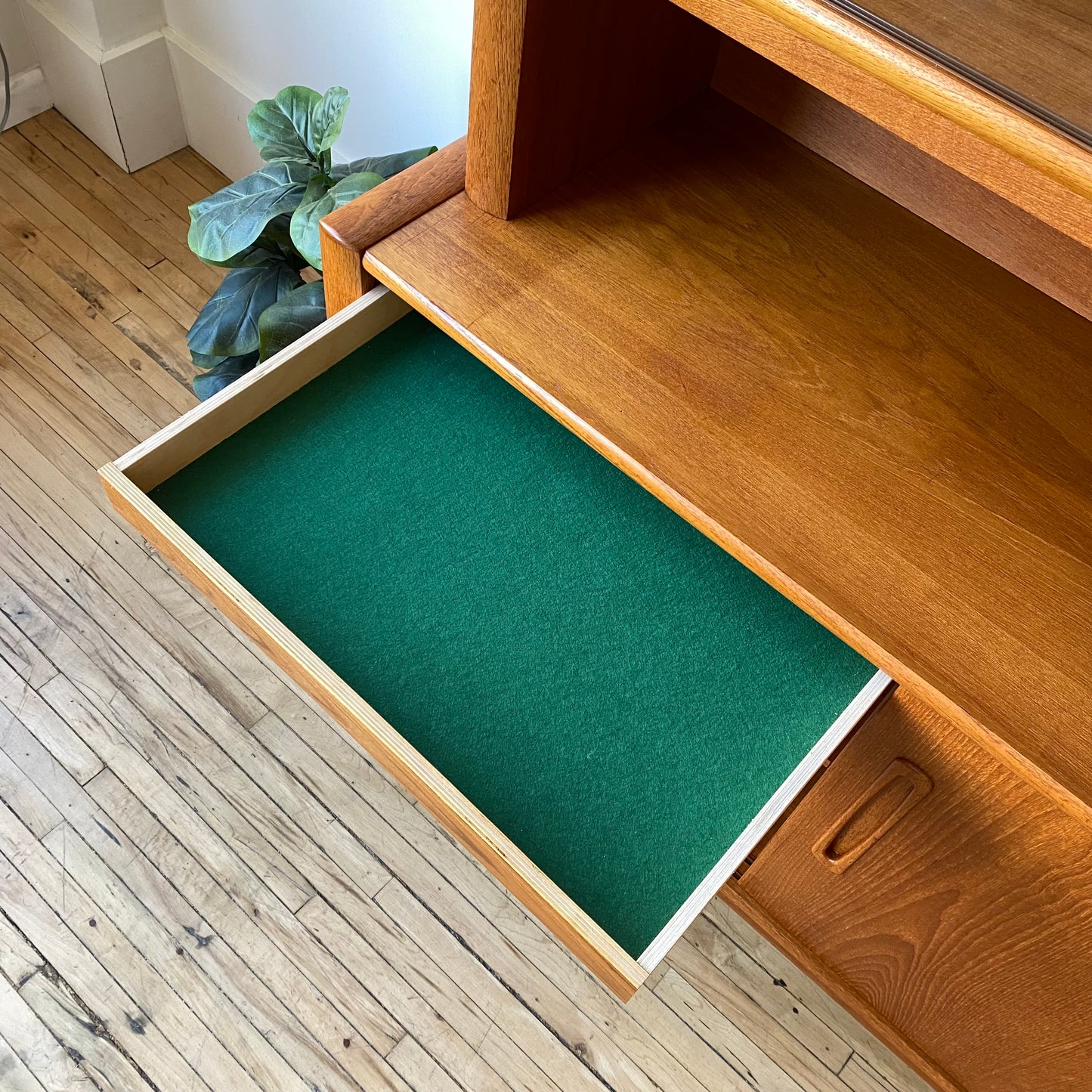 Vintage Danish Teak Hutch by Interform Collection