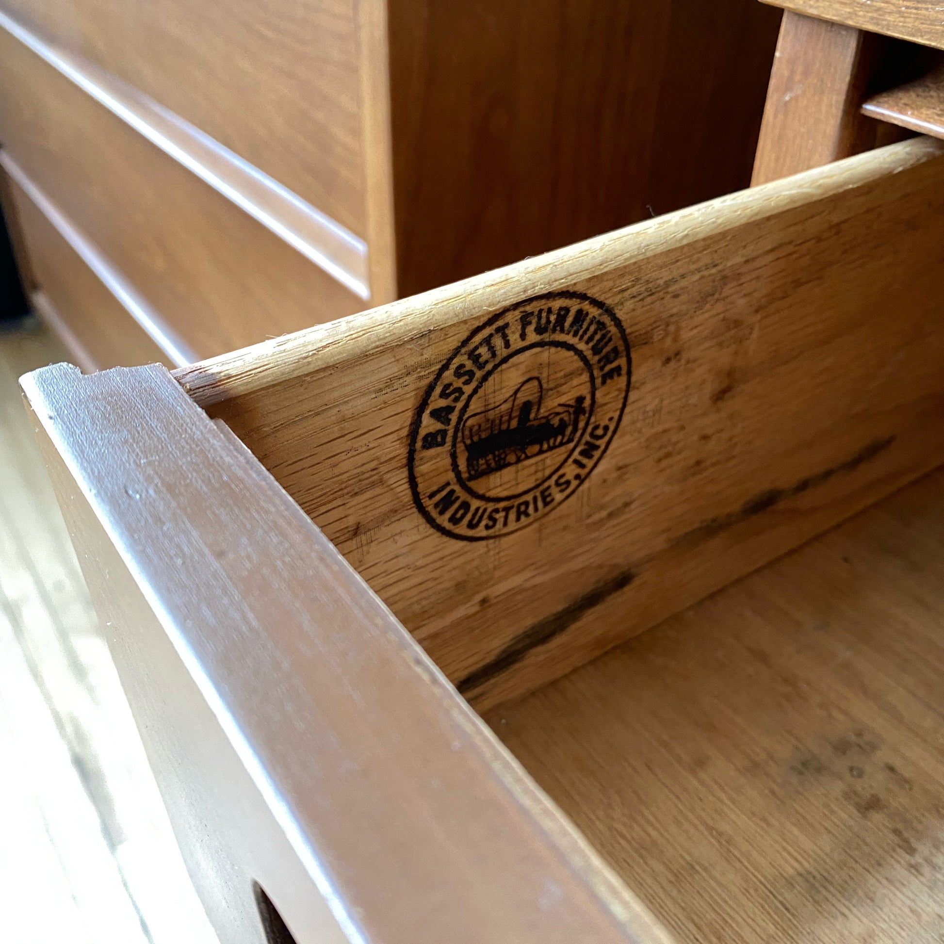 Restored Vintage MCM 6-Drawer Dresser by Bassett HAUS THEORY Restored Vintage MCM 6-Drawer Dresser by Bassett HAUS THEORY