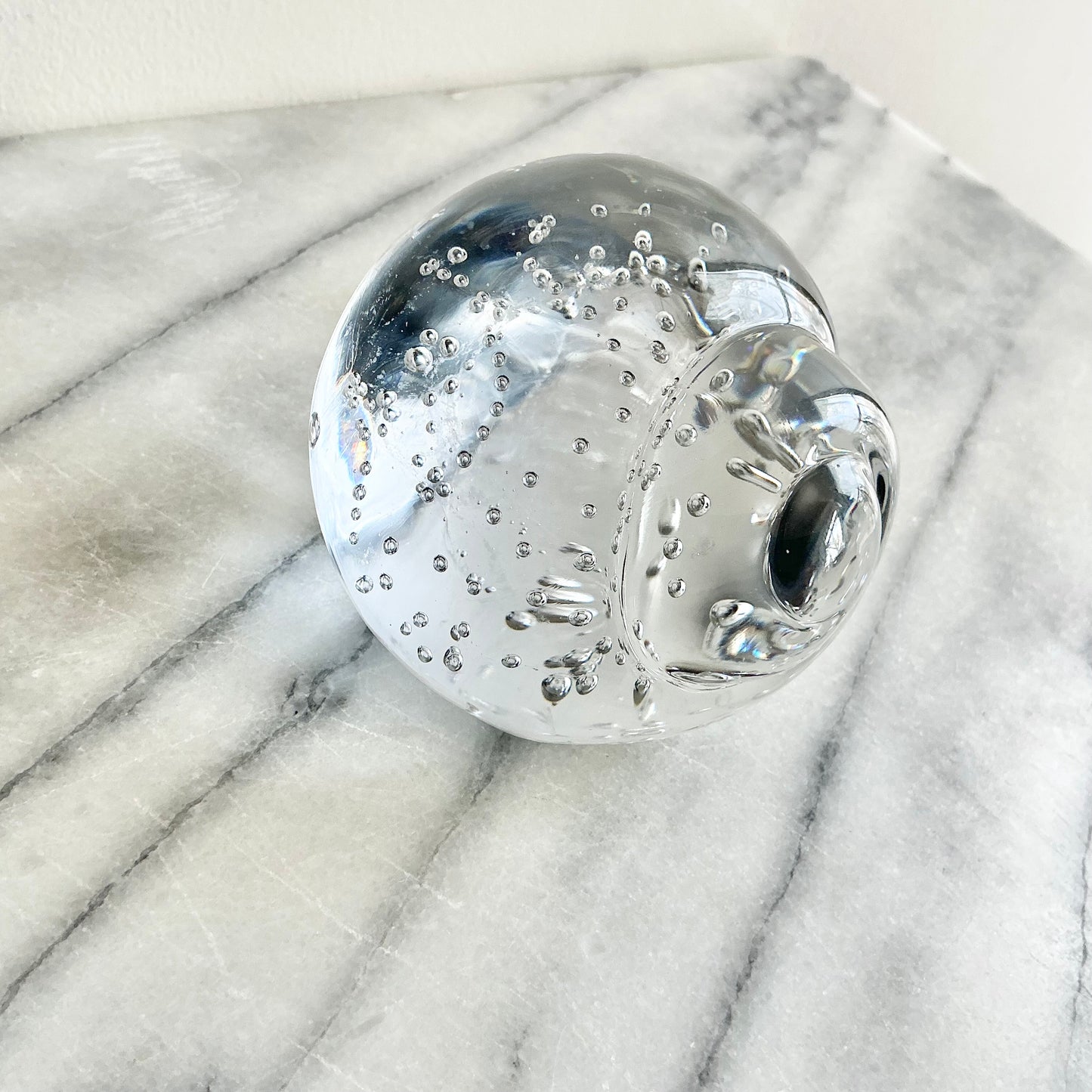 Vintage Bubble Glass Shell