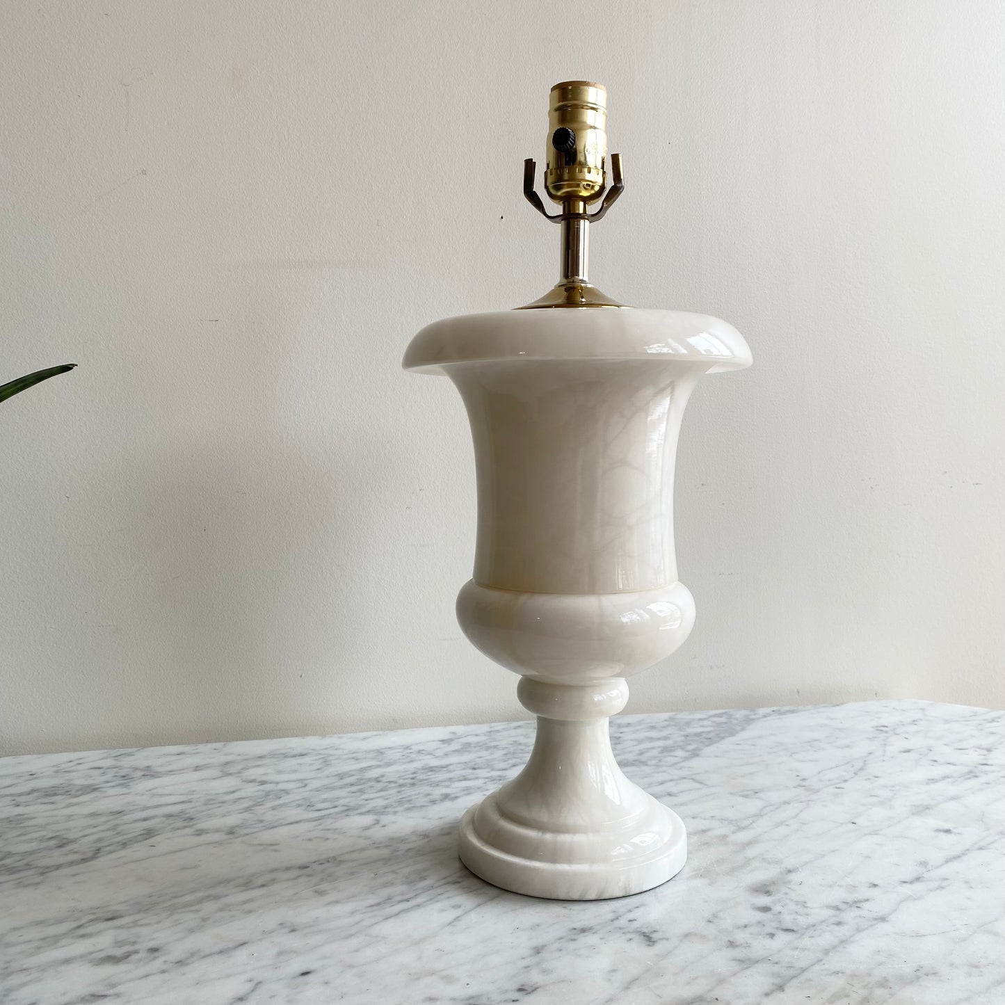 XL Vintage Onyx Marble Lamp