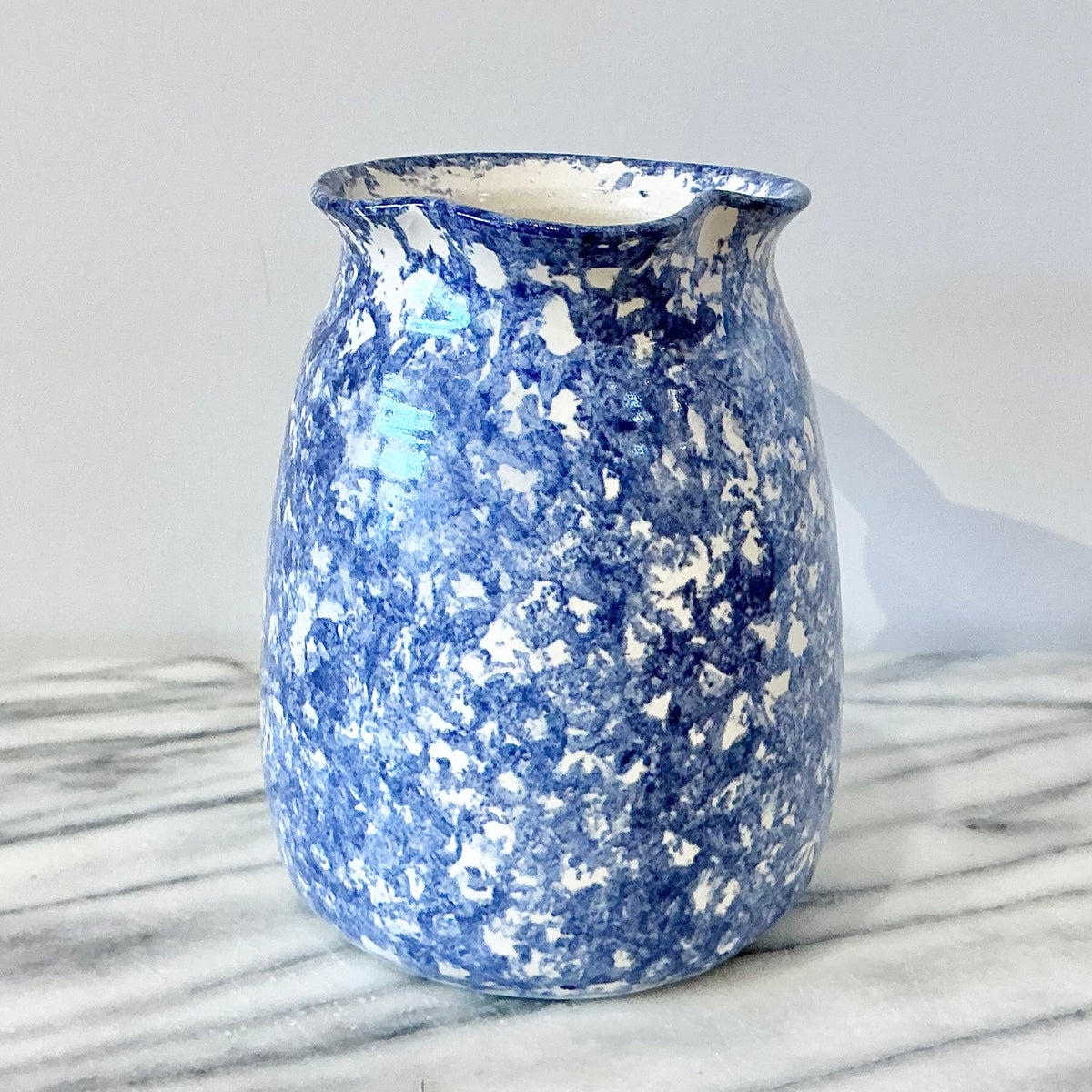 Vintage Spongeware Pitcher