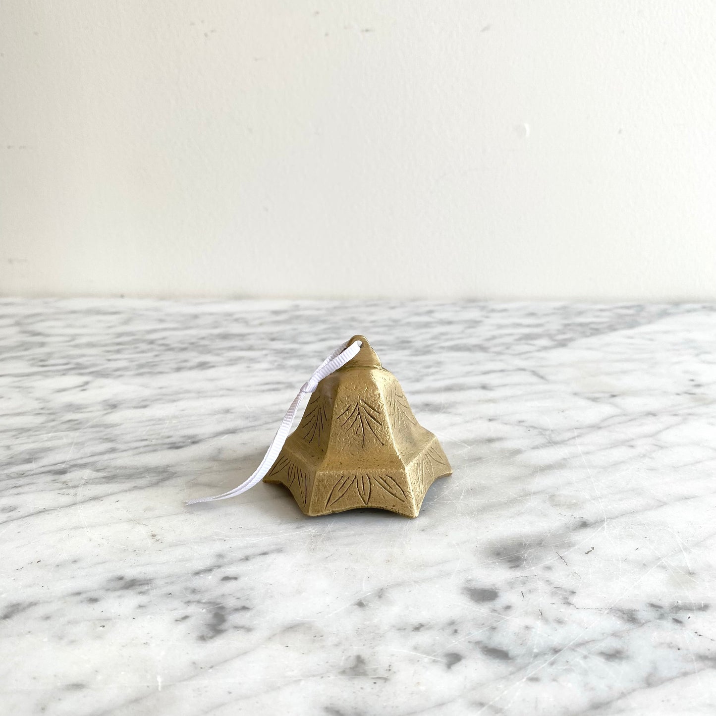 Vintage Etched Brass "Bell"