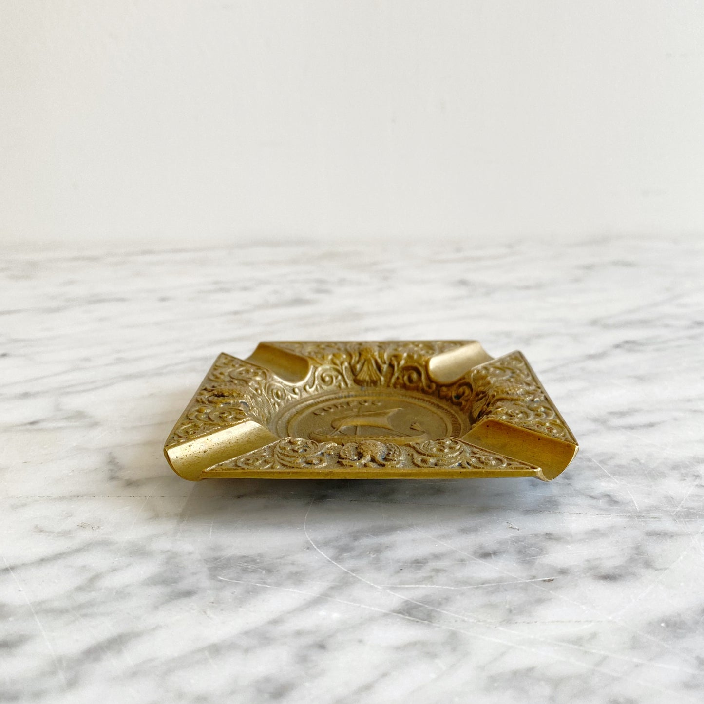 Vintage Brass Ashtray, Corfu Greece (NAUTICAL COLLECTION)