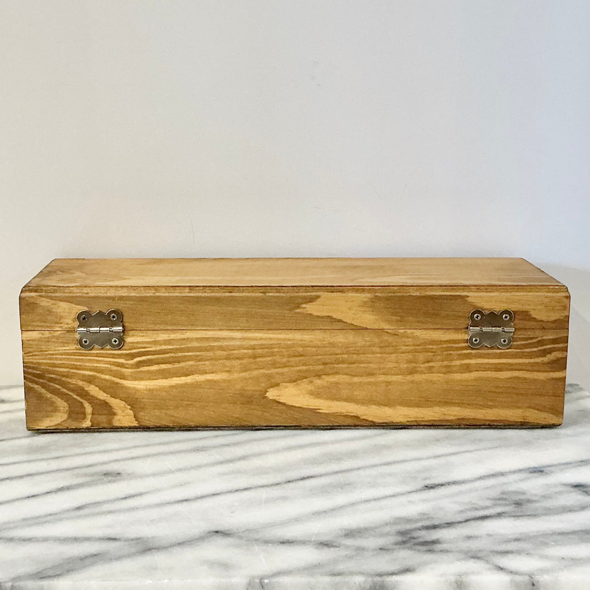 Vintage Long Wooden Box