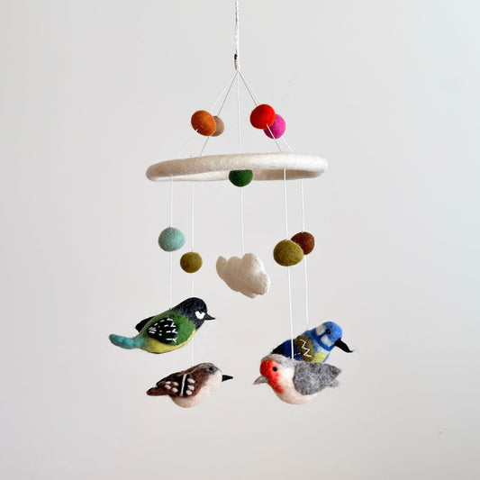 Felt Bird Mobile