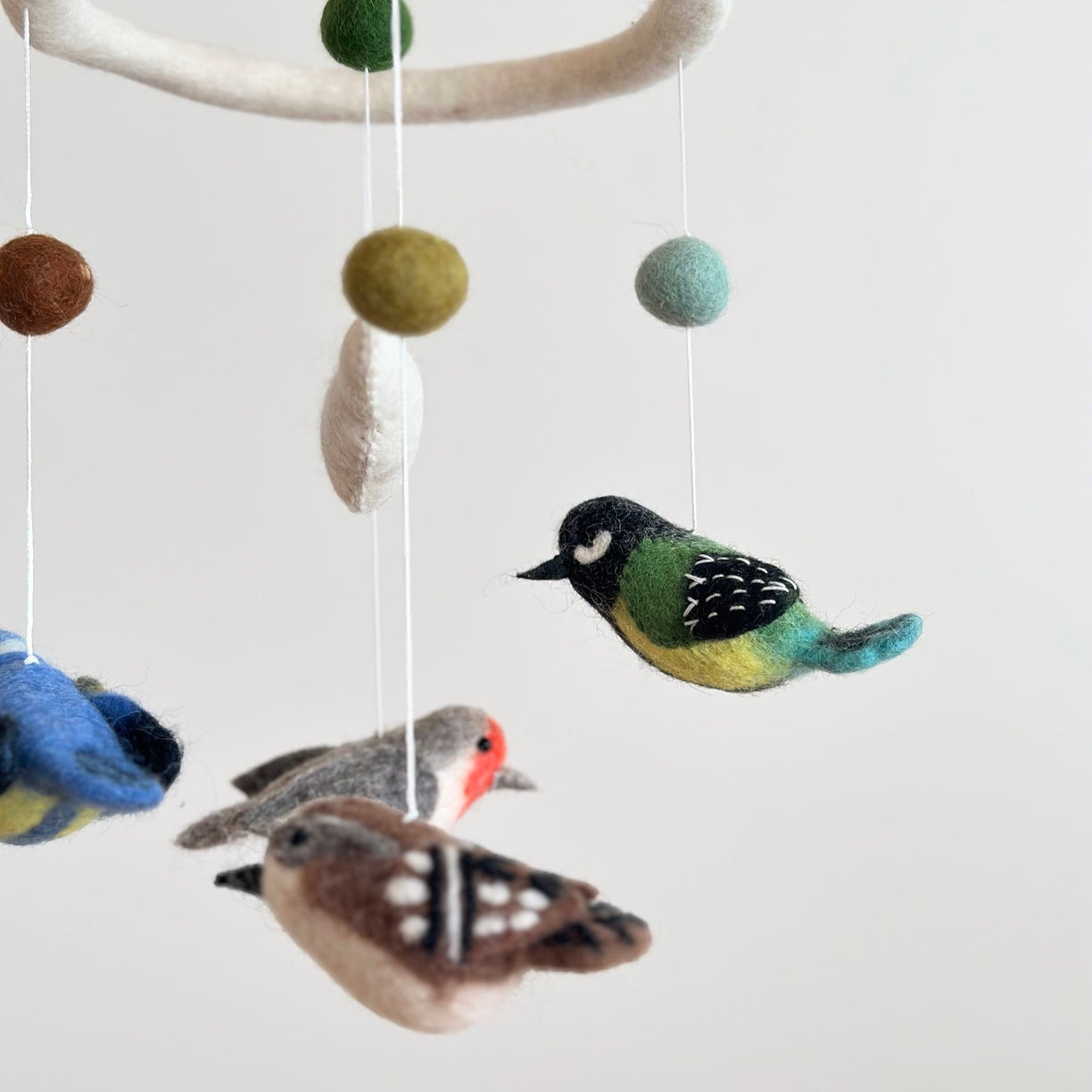 Felt Bird Mobile