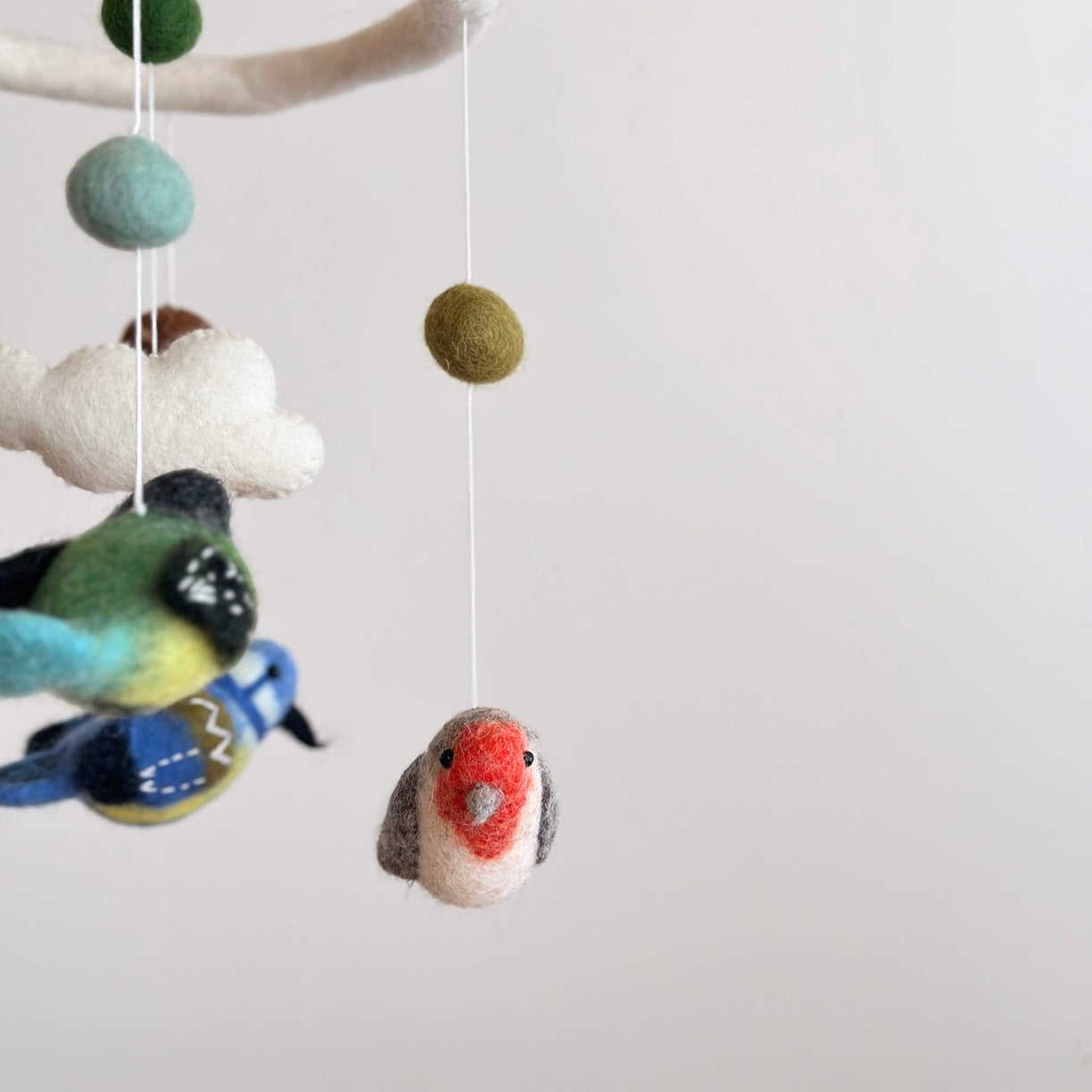 Felt Bird Mobile