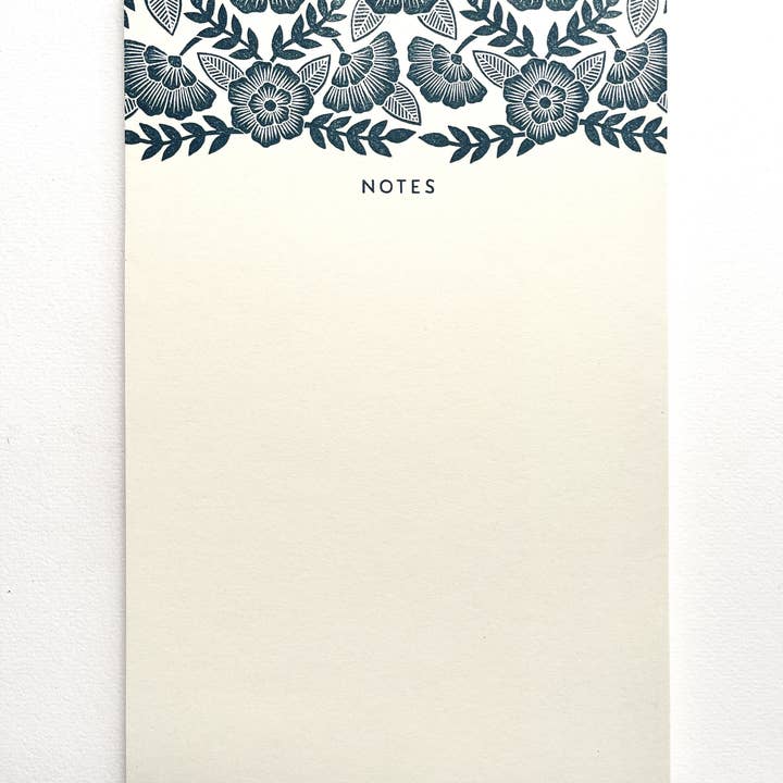 Floral Header Notepad