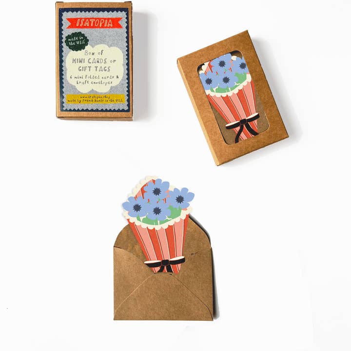 Flower Bouquet Mini Cards
