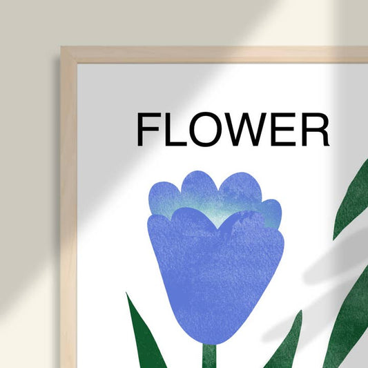 "Flower Market" Art Print (8.5 x 11)