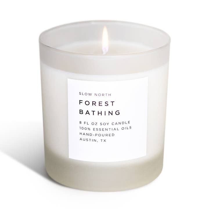 Forest Bathing (Fir, Pine, Patchouli) Candle, 8 oz