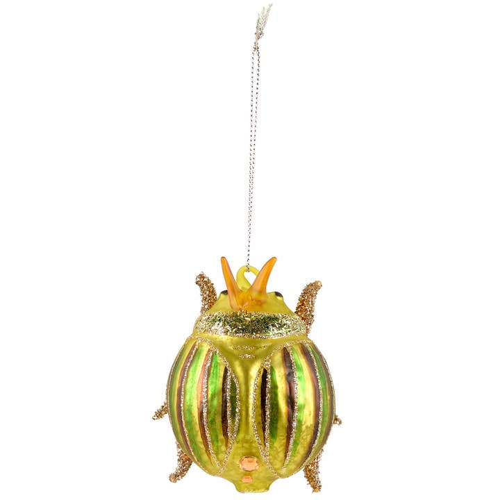 Glass Beetle Ornament