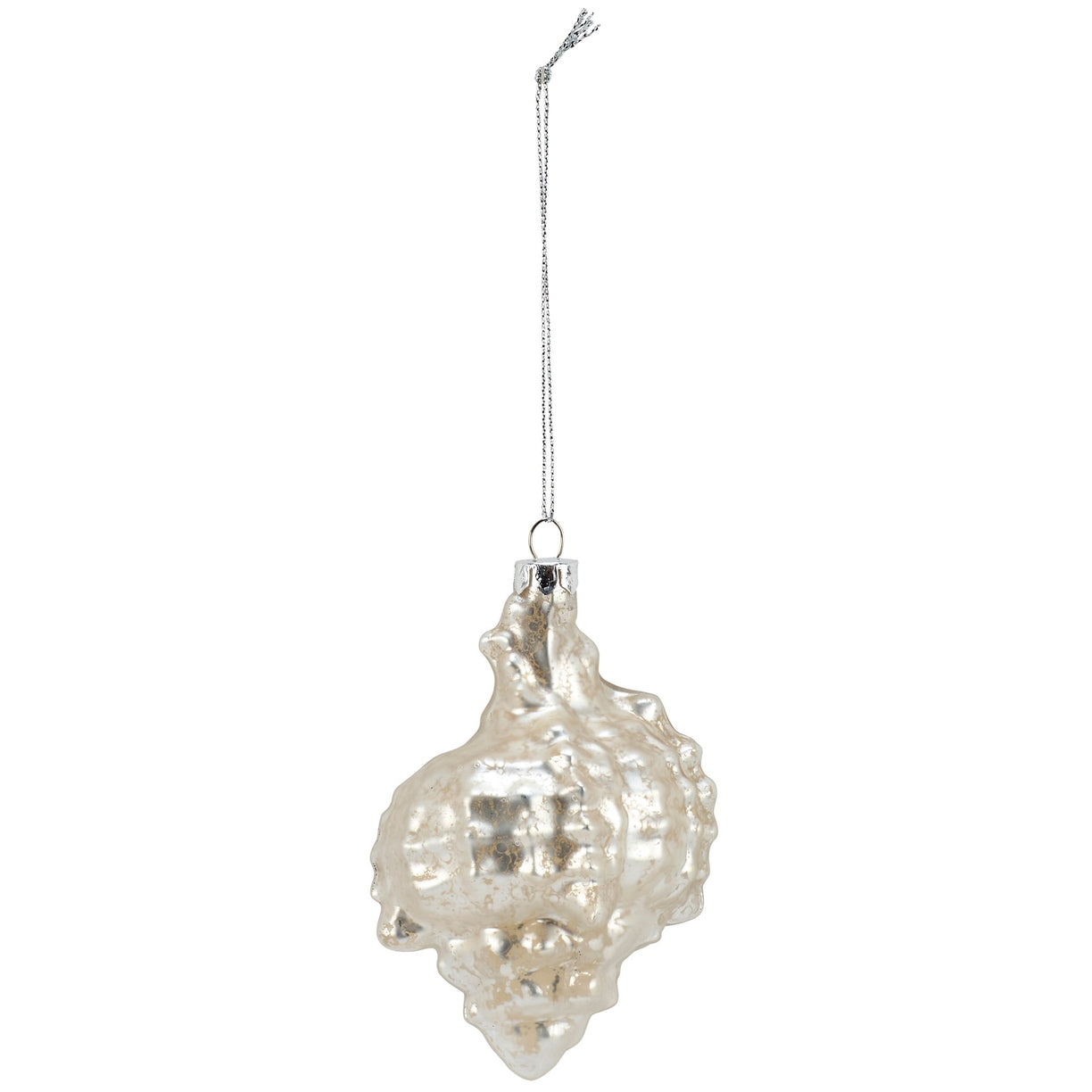 Glass Conch Shell Ornament