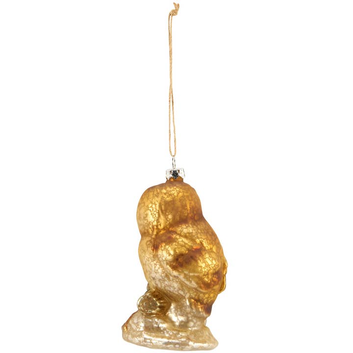 Glass Owl Ornament