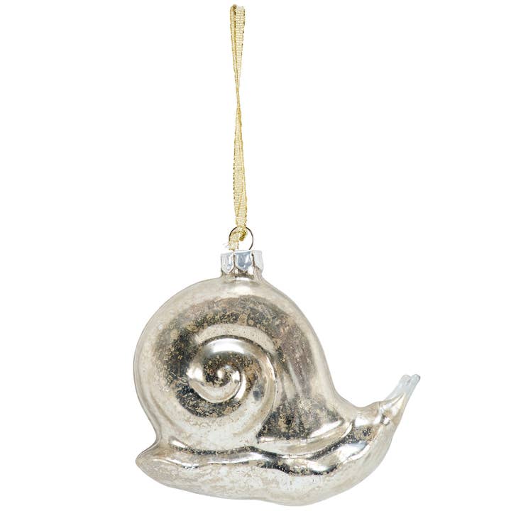 Glass Snail Ornament