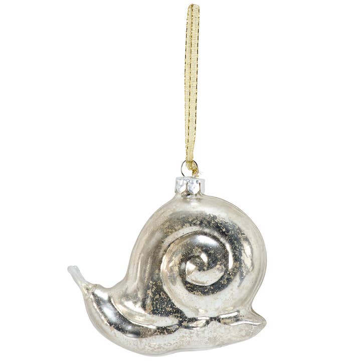 Glass Snail Ornament