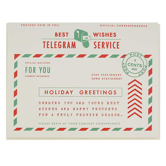 Card : Holiday Telegram