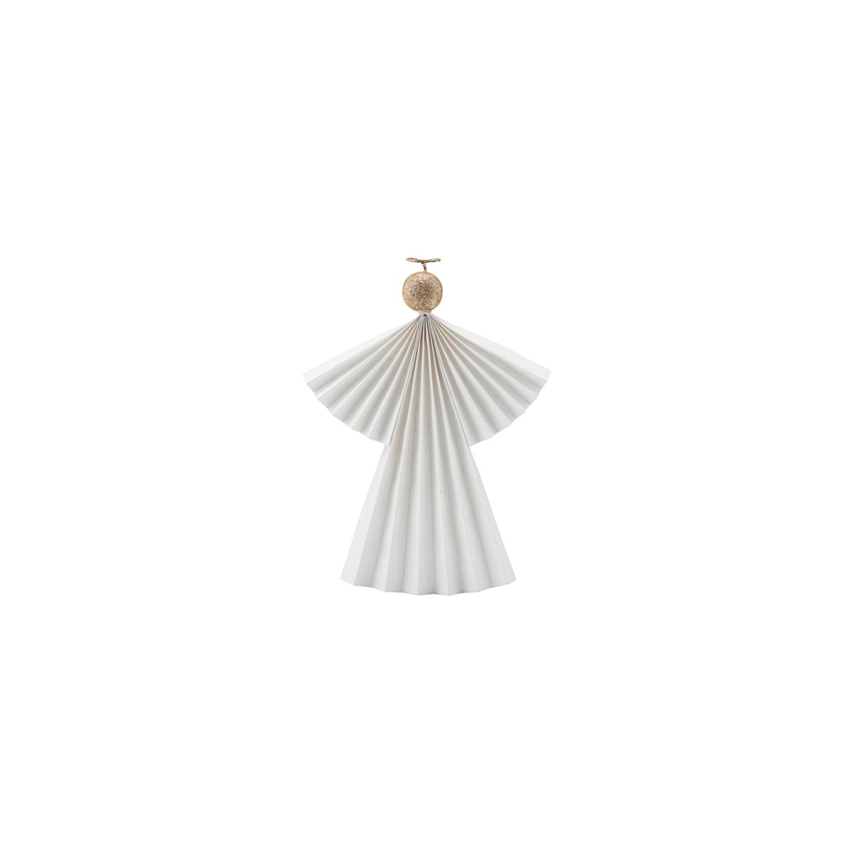 Large Paper Angel Ornament, White