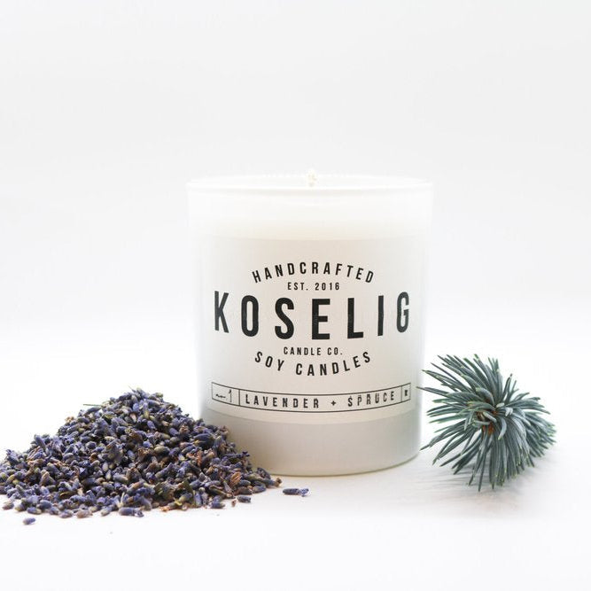 No. 1 Lavender + Spruce Candle
