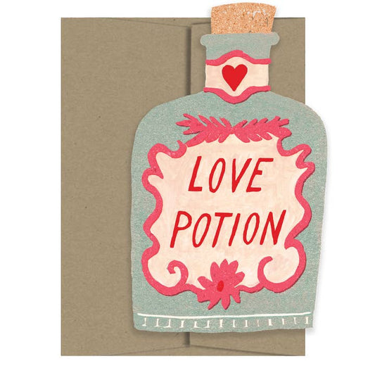 Love Potion - Die Cut Card