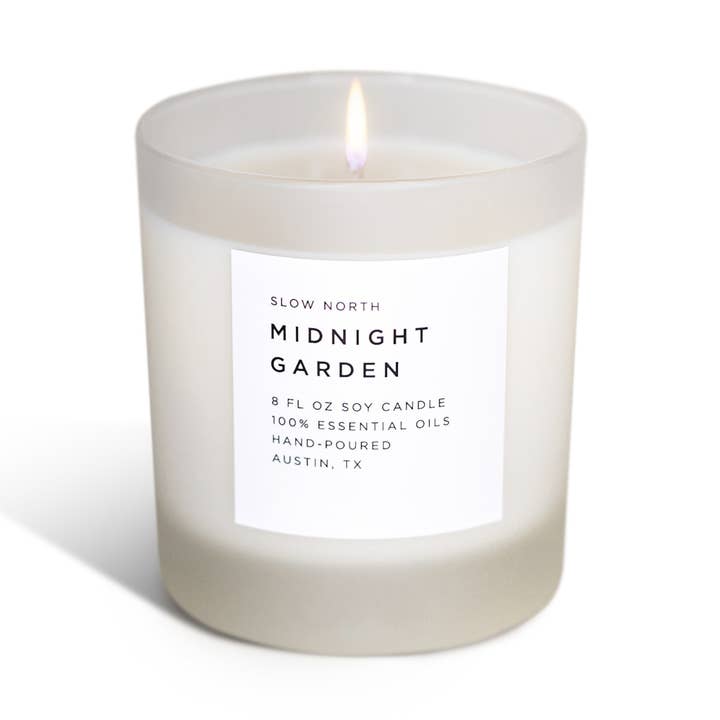 Midnight Garden (Lavender, Rosemary, Geranium, Frankincense) 8 oz Candle