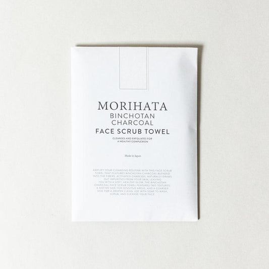 Morihata Binchotan Charcoal Face Scrub Towel