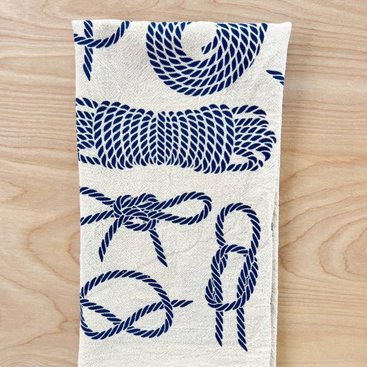 Nautical Knots Tea Towel