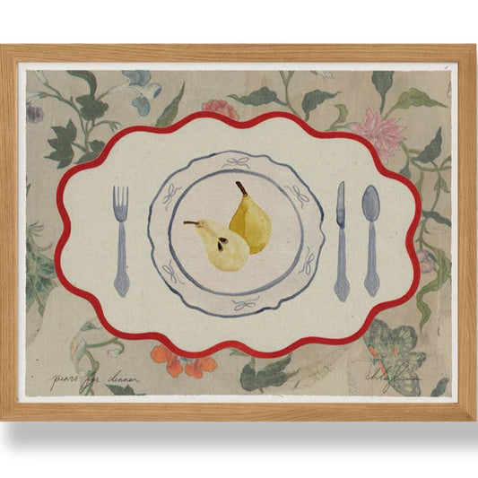 "Pears For Dinner" Art Print (8.5 x 11)