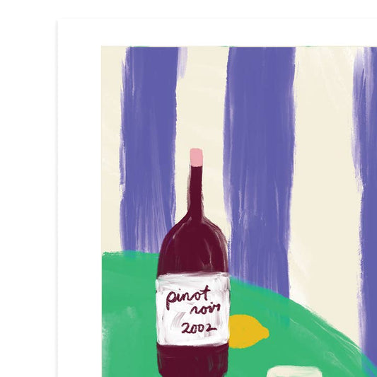 "Pinot Noir" Greeting Card