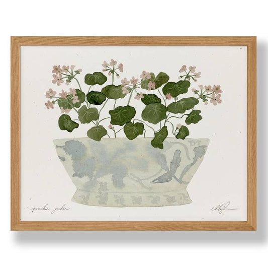 "Porcelain Garden" Art Print (8.5 x 11)