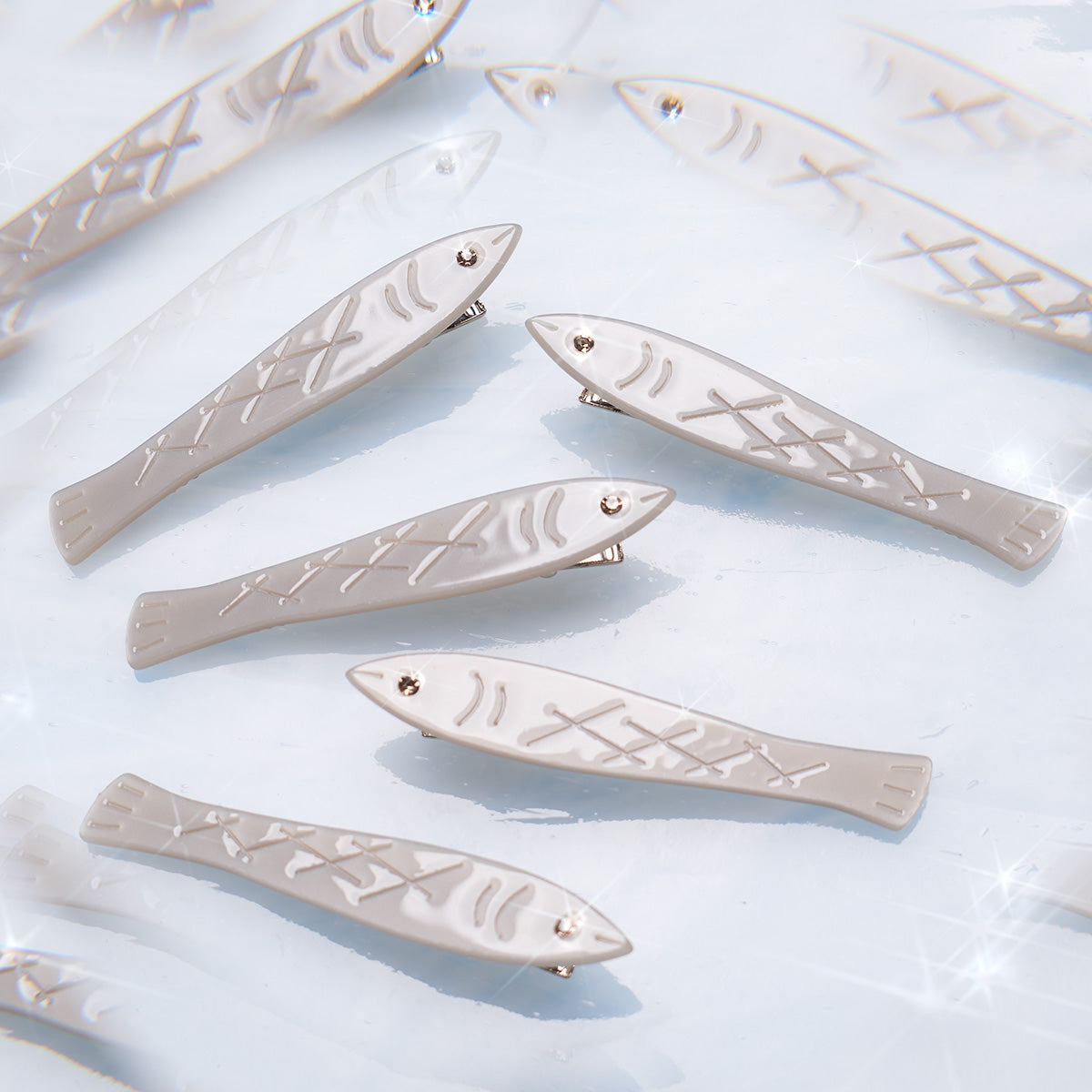 Sardine Hair Clip Set