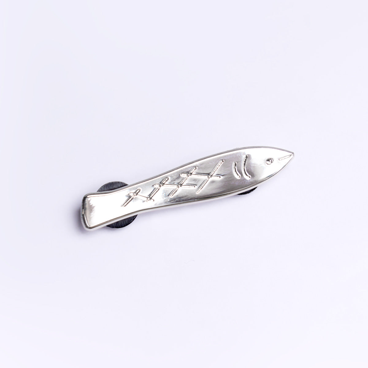 Silver Sardine Pin