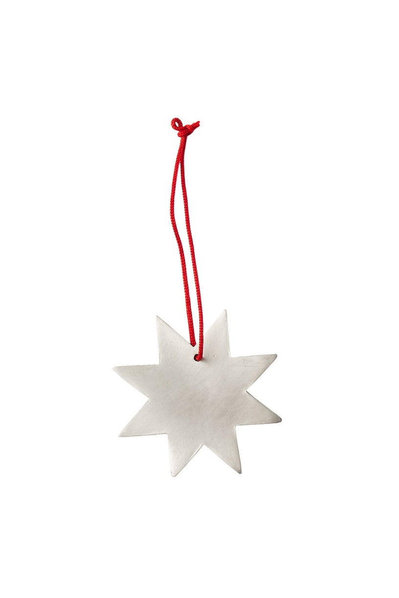 Silver Snowflake Ornament, Choose Style