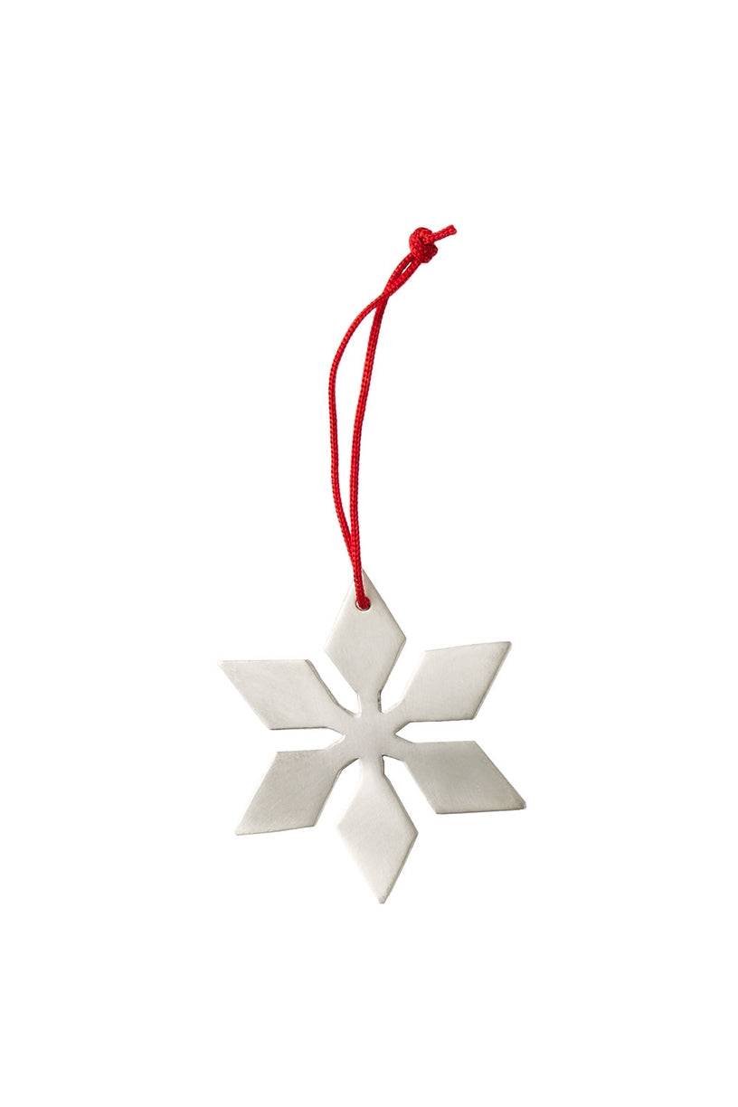 Silver Snowflake Ornament, Choose Style