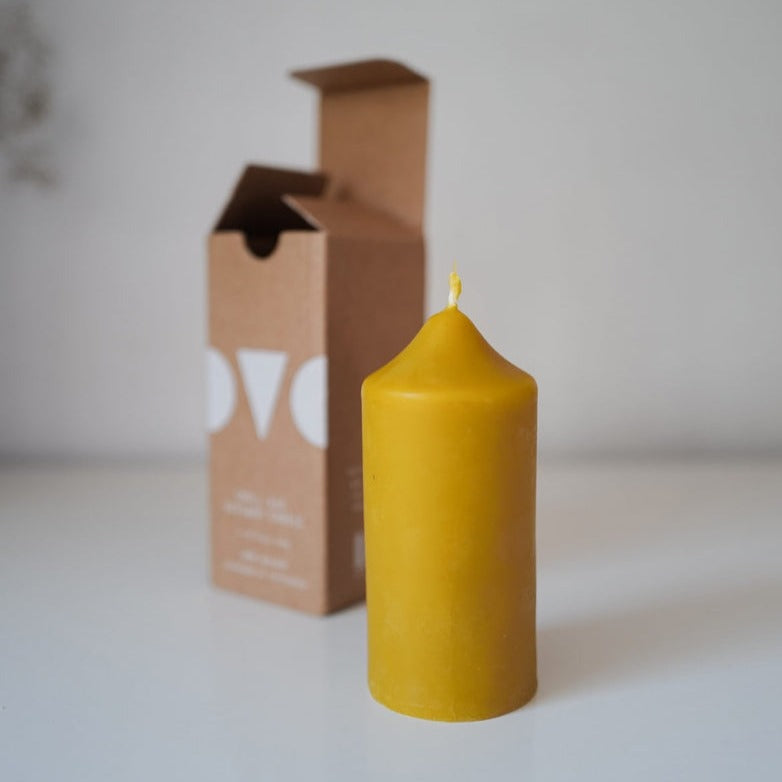 Small Big Beeswax Candle